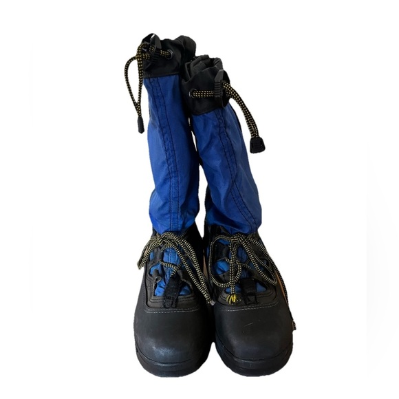 SOREL Kaufman Canada  Snow Winter Boots Women's size  8 Blue Black - Picture 1 of 5